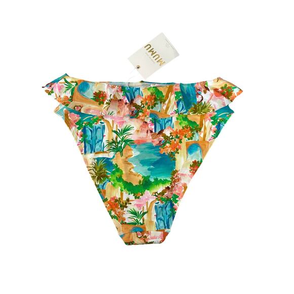 Show Me Your Mumu Island Ruffle Bottom in Palermo Spritz L NWT - Picture 6 of 9